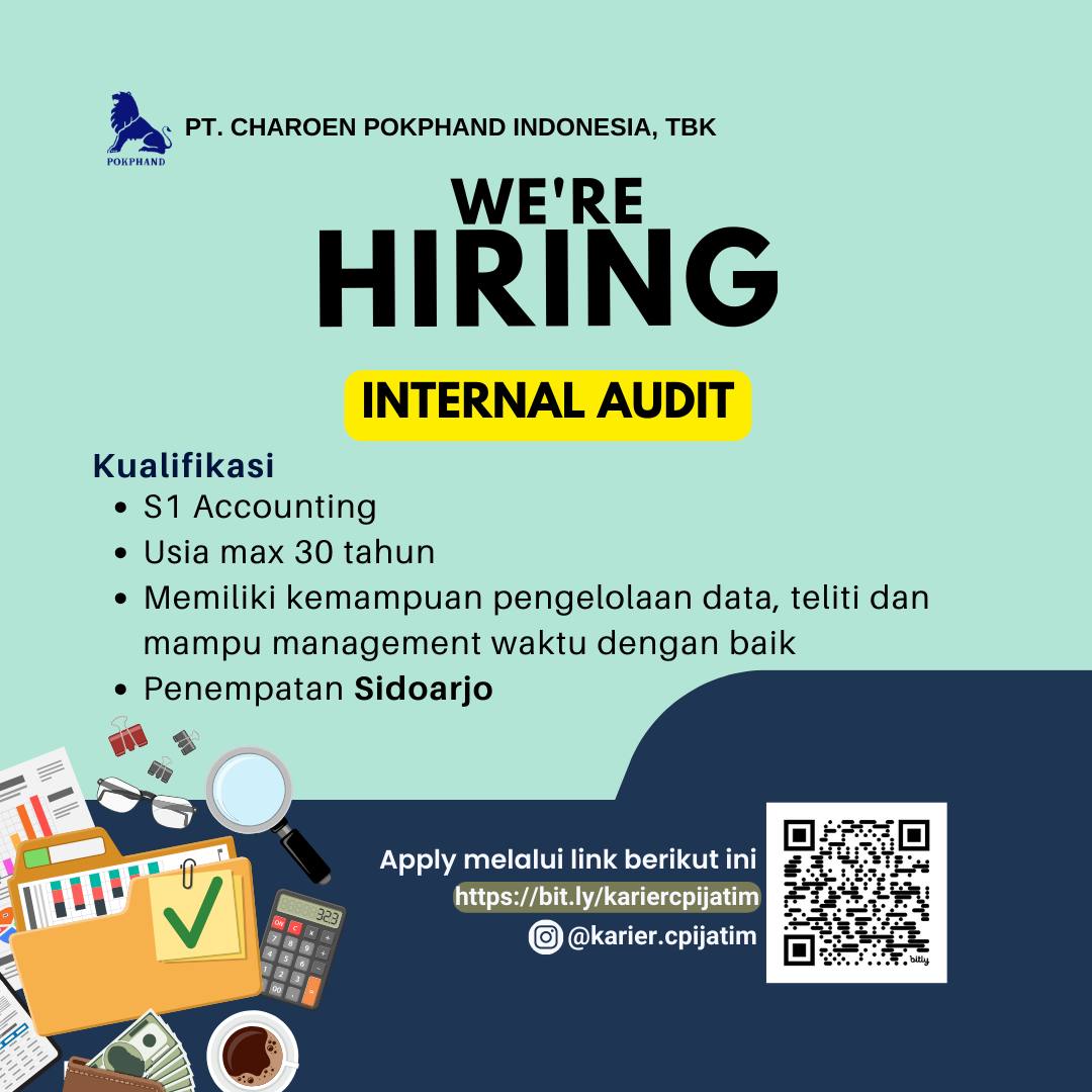 Lowongan Kerja Internal Audit Di PT. Charoen Pokphand Indonesia Tbk ...